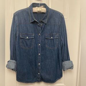 J. Crew Western Denim Shirt